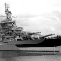 USS West Virginia BB-48 in July 1944 following reconstruction