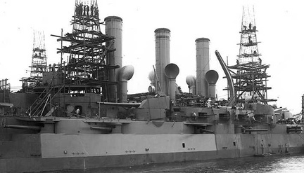 USS Vermont BB-20 in 1909