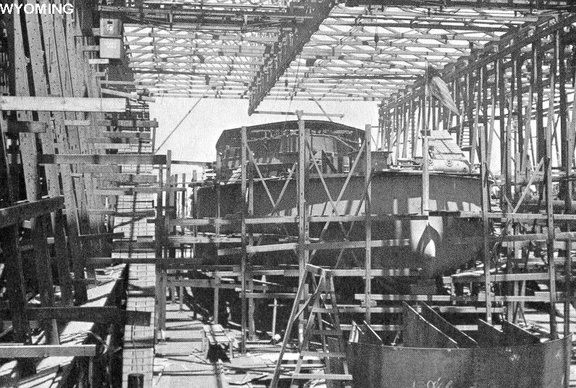 Under construction at Union Iron Works, San Francisco, CA., 1899-1902.