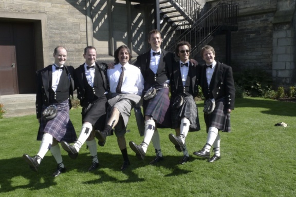 Men in kilt