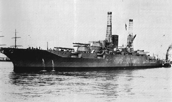 USS Mississippi BB-41 in 1920